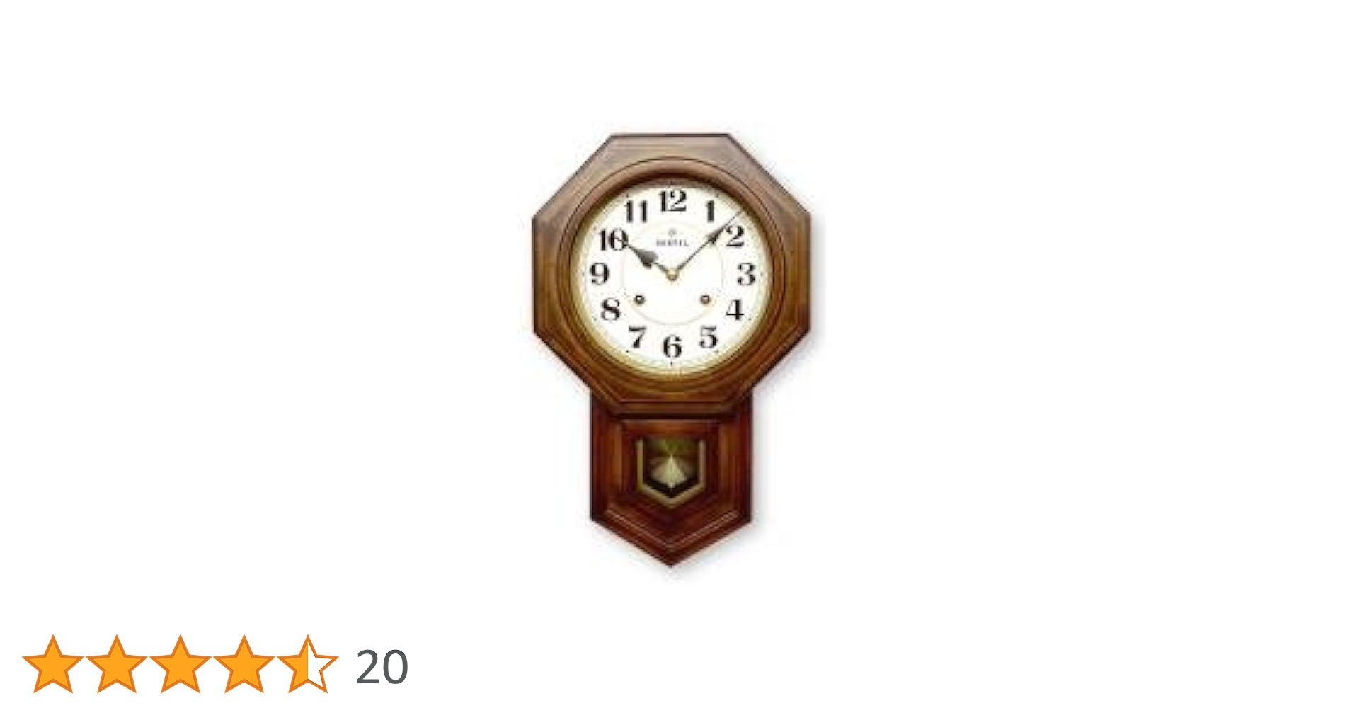さんてる　レトロ電波振り子時計 ブラック　アラビア文字　SR05A Amazon.co.jp: さんてる 日本製 モダンアンティーク電波振り子